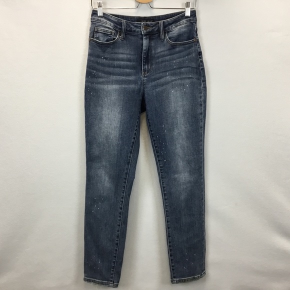 Judy Blue Jeans Judy Blue Boyfriend Fit Paint Splatter Jeans Poshmark